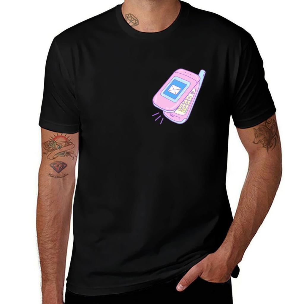 Flip Phone W TShirt Big Size Loose Fit Tee Shirt