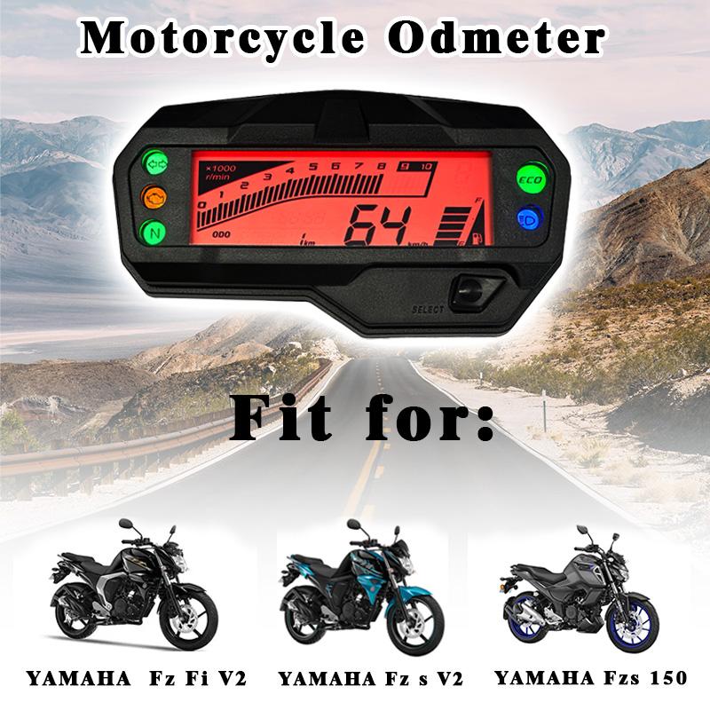 Accessoires Moto Numériques LCD d'Origine Compteur de Vitesse Kilométrage Compte-tours Tableau de Bord pour Yamaha FZ FI Fzs Fz s 150 2.0 V2