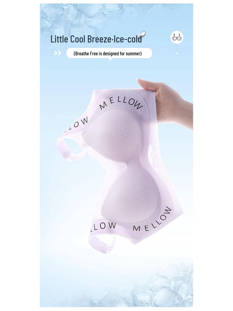 Plus Size Seamless Women’s Push Up Wirefree Icy Wrap Chest Bandeau Bra