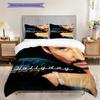 Johnny Hallyday bedding, duvet cover, pillowcase, home decoration, birthday gift (1 * duvet cover+2 * pillowcase, coreless)