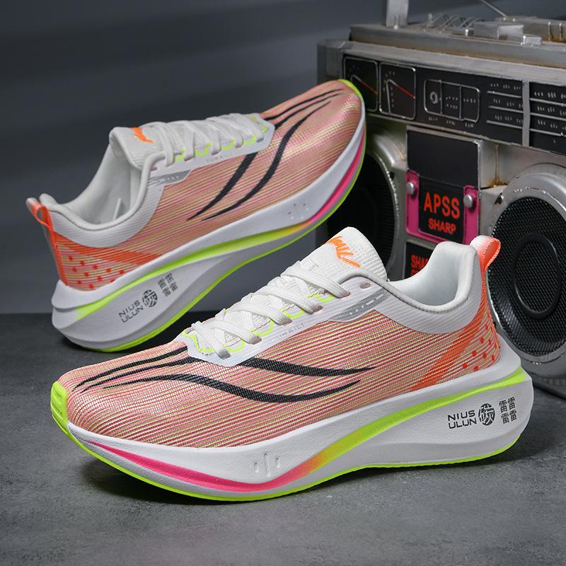 Feidian 3C carbon board running shoes for men's students autumn older children's sports ultra-light shock absorption professional racing training