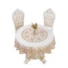 PVC Waterproof Round Dining Tablecloth