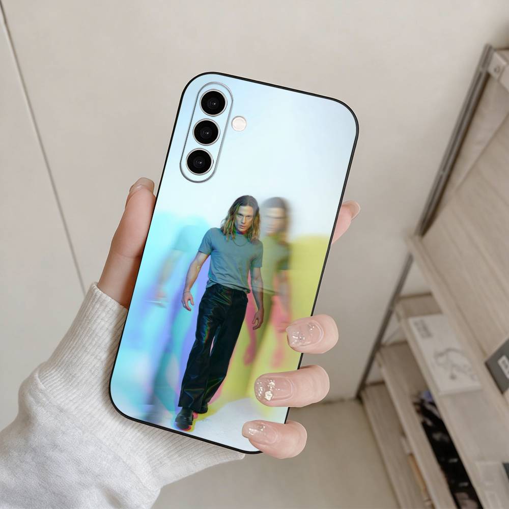 Actor Sam Reid Phone Case Black Silicone Soft For Samsung Galaxy A73,A72,A71,A70,A53,A52,A51
