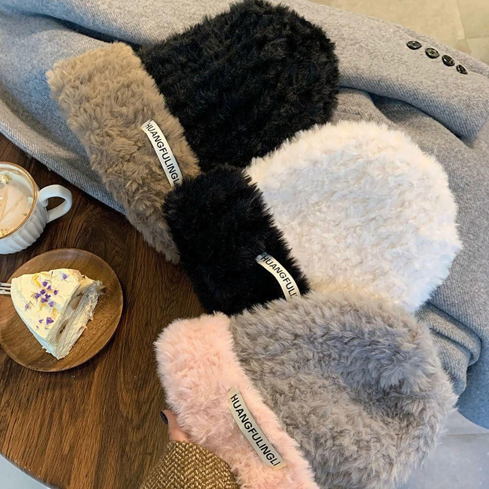 Soft Y2k Beanies Thickened Winter Knitted Hat Casual Bonnet Caps  Riding