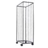 Garage   Storage Rack Carbon Steel Large Capacity Rolling Sports   Storage Cart with Wheels for Basket  Foot 