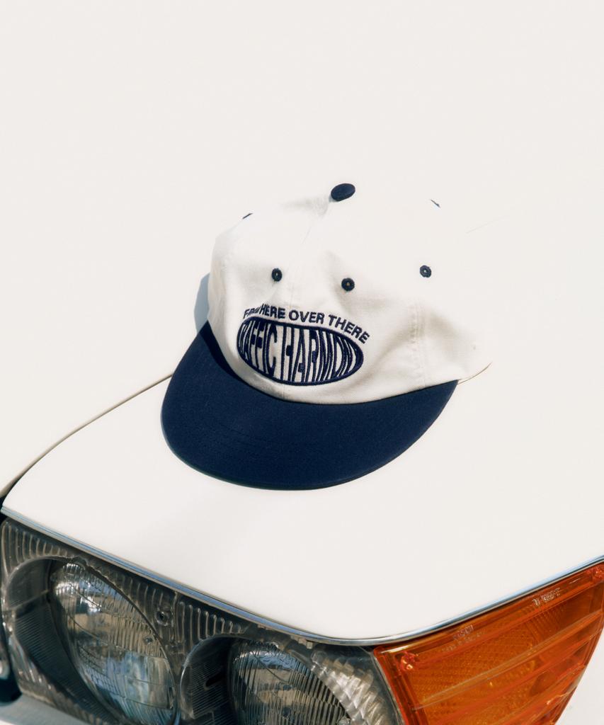 Teulaepighamoni Round Logo Trucker Hat_Navy