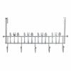 DKD Home Decor-Door Coat Rack DKD Home Decor Silver Metal Plastic 34 X 17 X 9 Cm