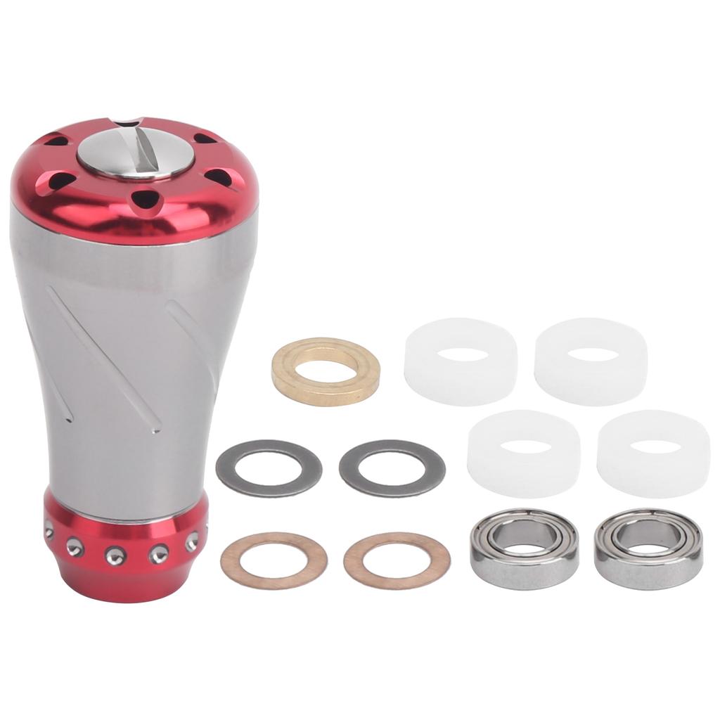 Fishing Wheel Conversion Handle Metal Knob Tackle Accessory for S D Casting Spinning Reel Red