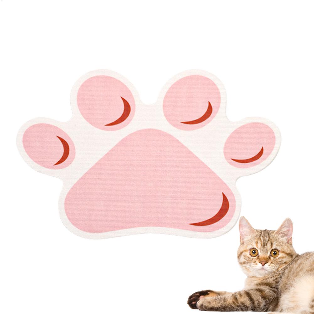 Cat Scratcher Self-Adhesive Flexible Funny Cat Scratch Pad Cute Wall Decor For Climbing Indoor Pet Couch Bed Carpet Door Floor