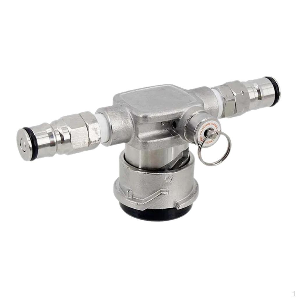 Beer Low Profile Keg Coupler Tap Dispenser Kegerator Accessories Part Easy Connection