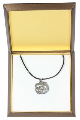 Katze - Halskette mit einer Katze, versilberter Anhänger für einen Katzenliebhaber, einzigartiger Schmuck der Marke
