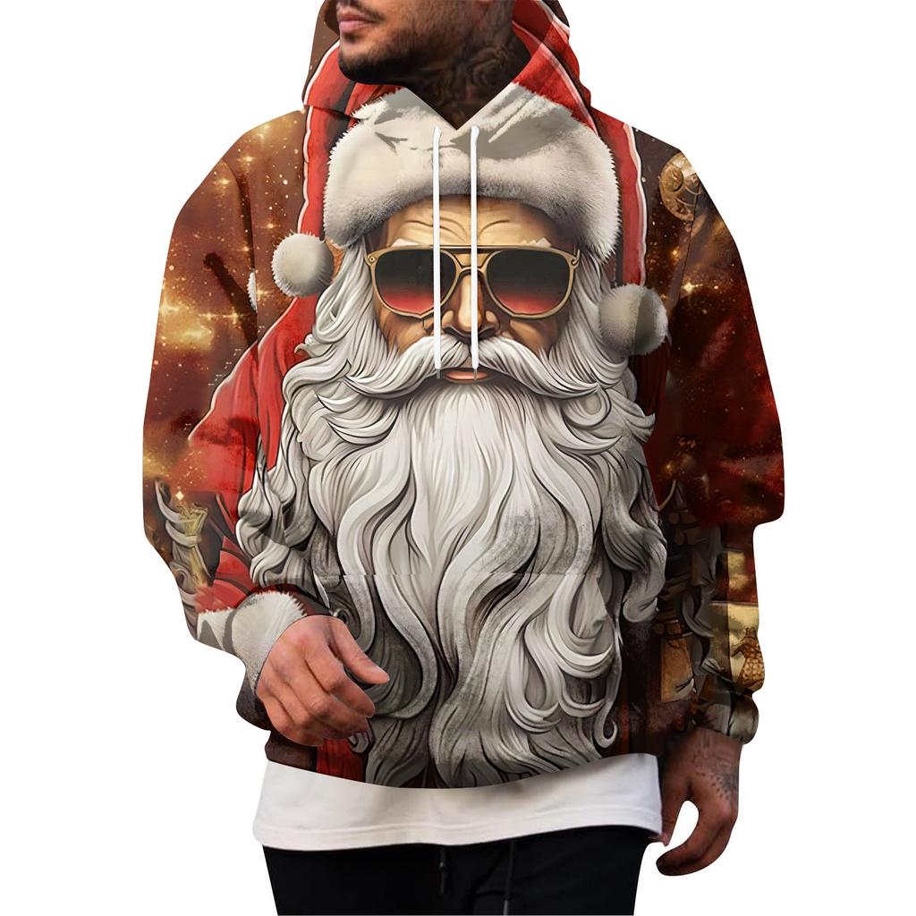 Men's Backprint Hoodie Fashion  Hooded Sweatshirt Winter Top Boys Hoodies Fashion