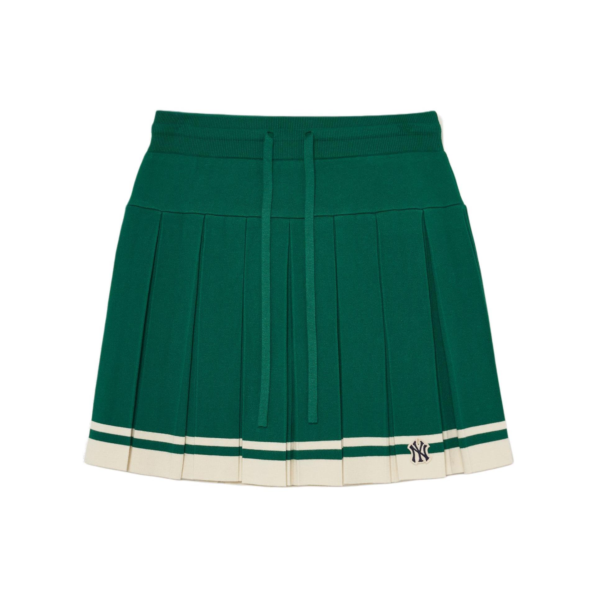 

New MLB New York Yankees Casual Short Skirts Women s Green 3FSKG0236-50GNS XS