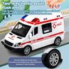 Mini Car Diecast Ambulance Fire-Truck Policecar Model Sound And Light Vehicle Simulation Collection Gifts Toys Boys