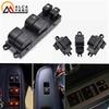 Set For Nissan Tiida C11 2004-2012 Teana 2004-2007 Auto Electric Power Window Glass Switch Button LED Light Left Hand Drive Car