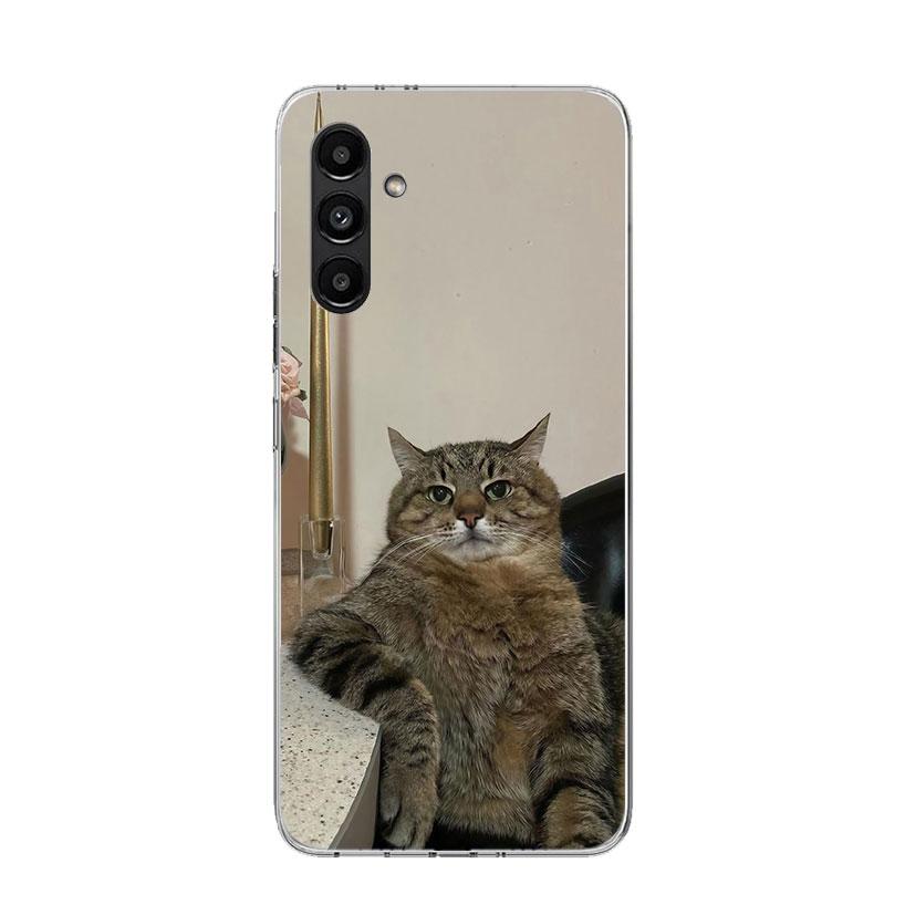 Pet Cat Funny Memes Phone Case For Samsung Galaxy A16 A14 A15 A13 A56 A54 A55 A53 A26 A24 A25 A23 A36 A34 A35 A33 A05S A04S A03S