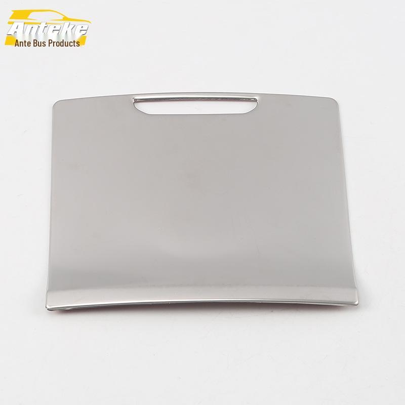 GM8 Front Row Storage Box Cover Sequin - Stainless Steel Center Console Panel Sticker