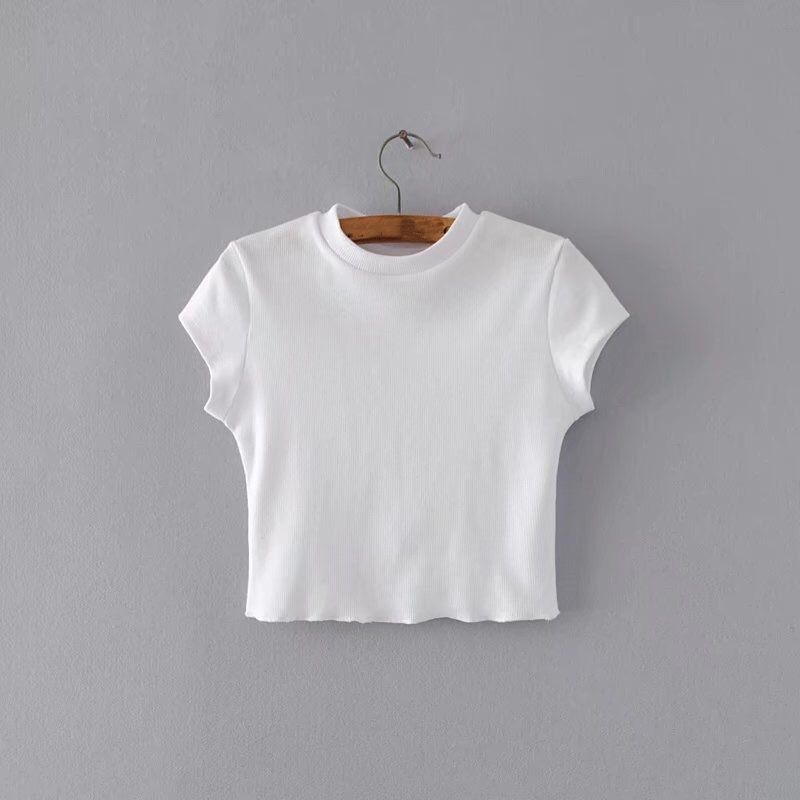 

PL Silm Ins футболка с круглым вырезом, коротким рукавом, однотонная White S