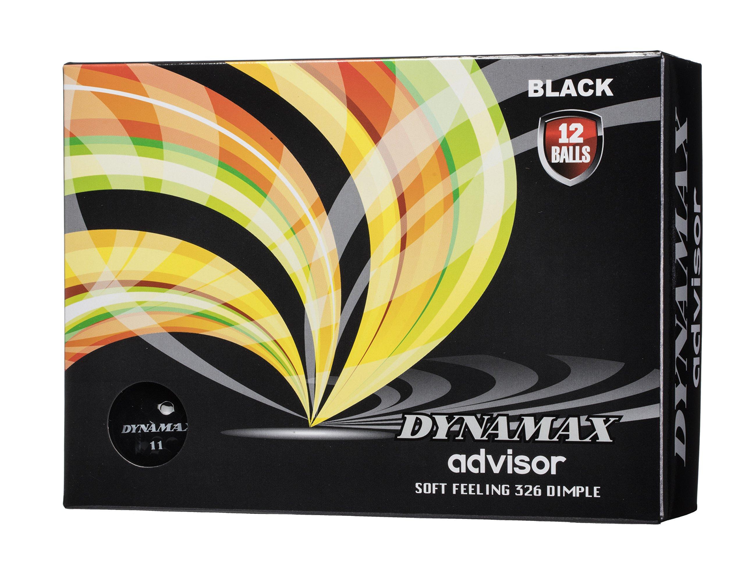

advisor Golf Ball DYNAMAX 2 Piece 1 Dozen Black SF326D12P (12 Pieces)