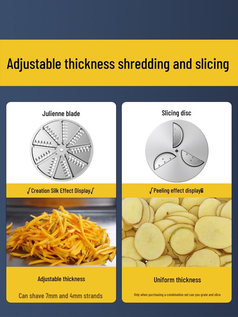 Hand-Cranked Electric Shredder & Slicer: Ideal for Pumpkins, Carrots, Cassavas, Sweet Potatoes. Perfect for Farming and Household Use.