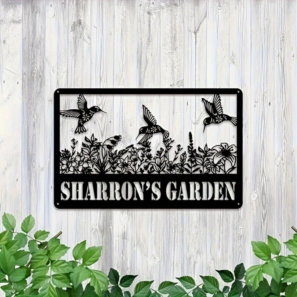 Unique Customizable Metal Sign Wall Decor for Party Door Living Room Outdoor Courtyard Valentine Gift