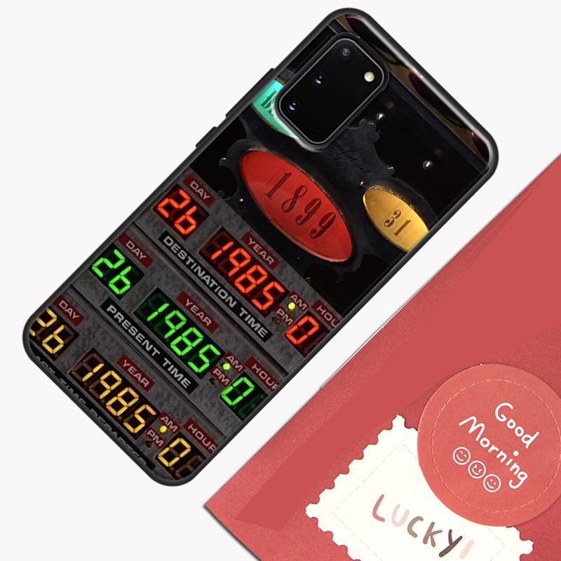 Back To The Future Time Machine Phone Case For Samsung Galaxy S26 S25 S24 S20 S21 S22 S23 Ultra S10 Plus S25 FE Cover Shell