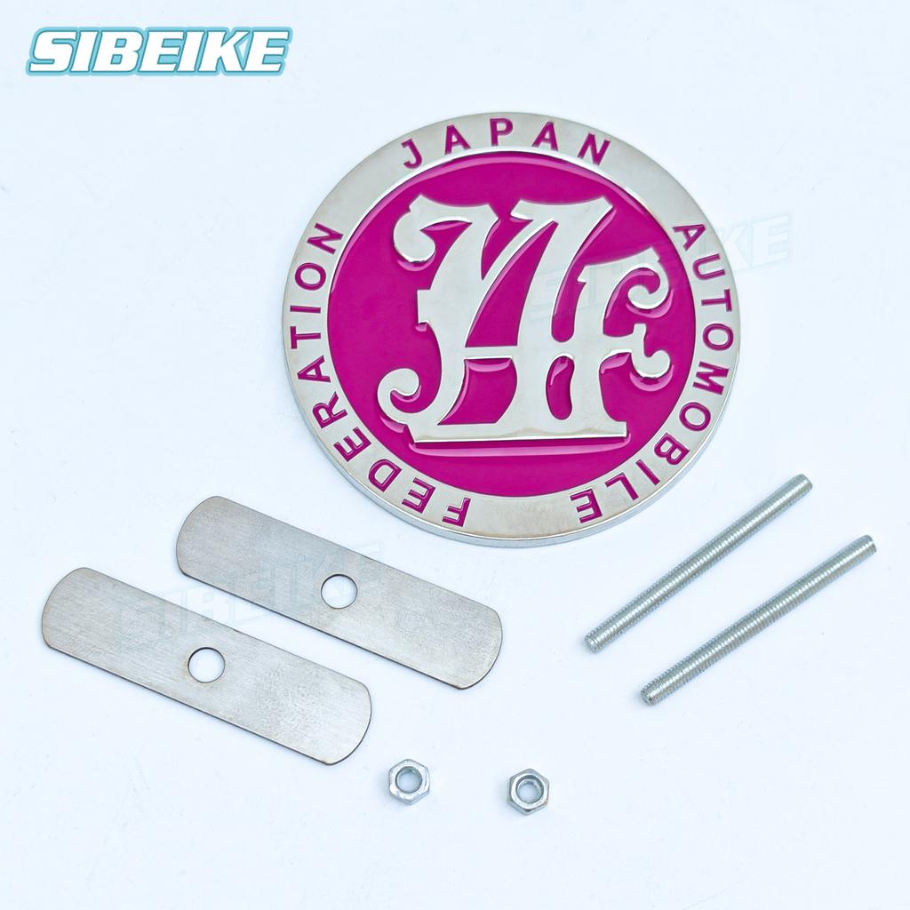 Accessories Car 3D Metal Decals Sticker Emblem Japan Automobile Federation Car Front Grill Badge Emblem