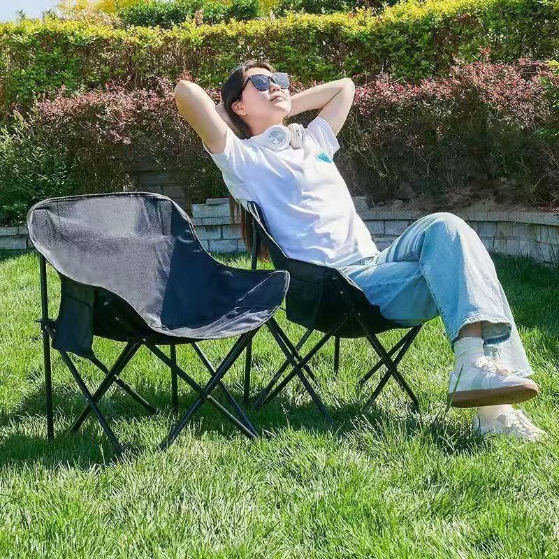 OIMG Outdoor Folding Moon Chair