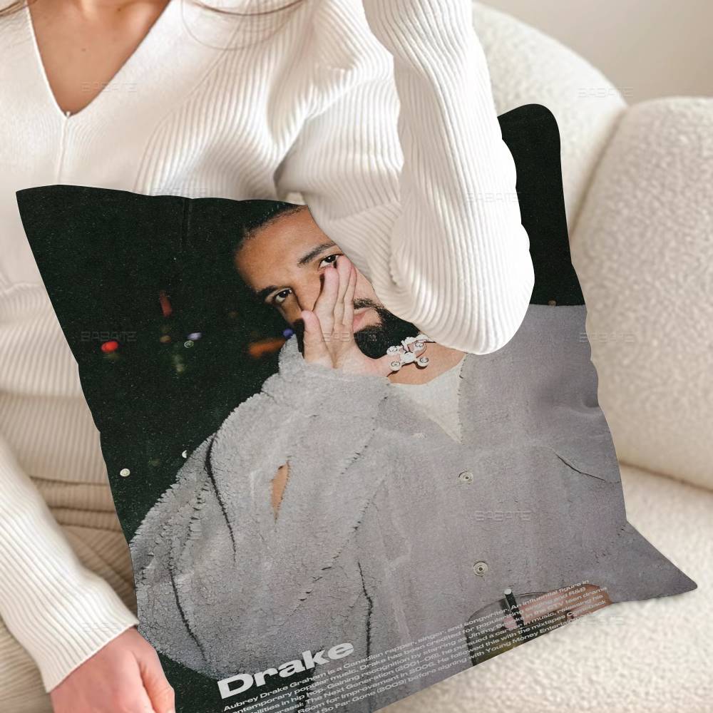 Drake For All The Dogs Pillow Anime Pillow Sofa Bed Head Pillow Cover Cushion Cover 45x45 Cm Fashion