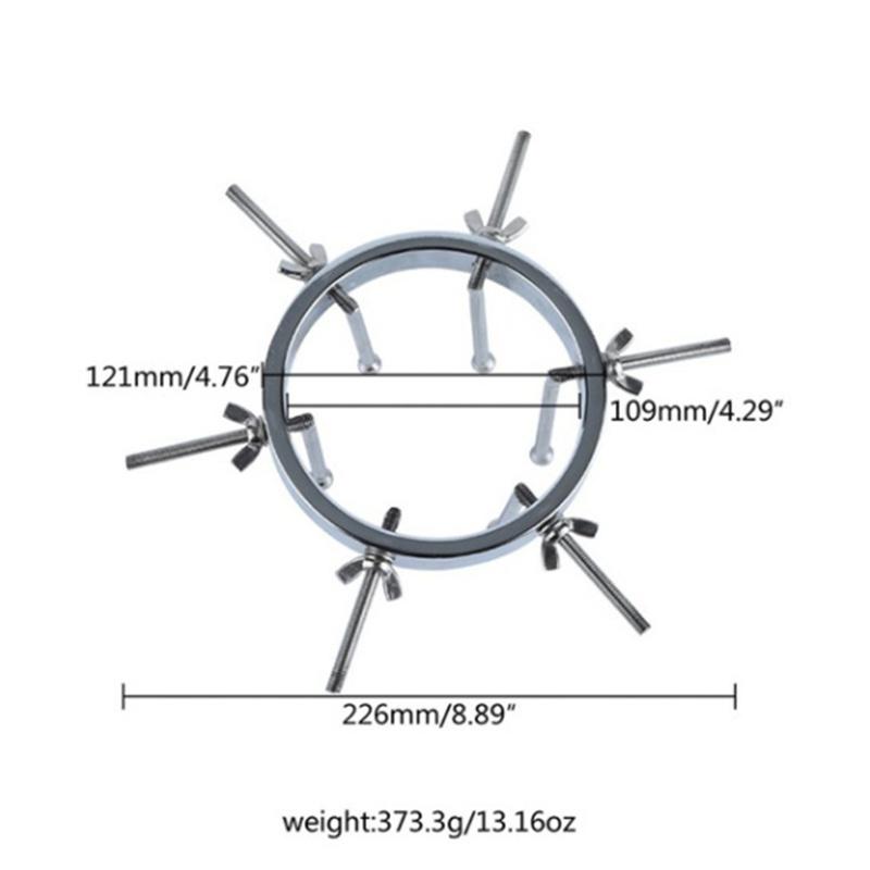Metal Anal Expander Vaginal Dilator Spreader Enorm Speculum Fetish Onani Anal Plug Fisting BDSM SM Sexleketøy for menn Kvinner Par