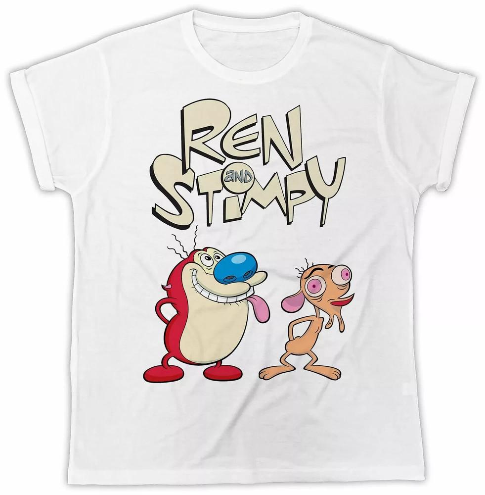 

REN AND STIMPY T SHIRT POSTER RETRO GIFT COOL CARTOON 80S 90S UNISEX Unisex T-Shirt XXL