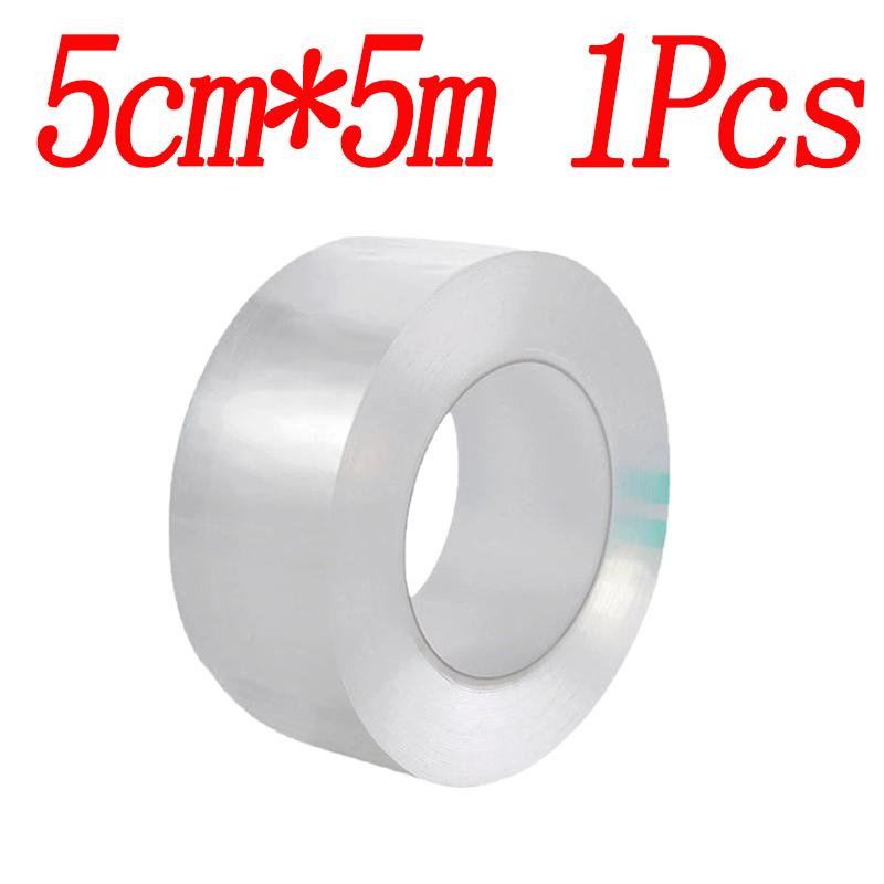 5M Kitchen Bathroom Shower Waterproof Mould Proof Tape Sink Bath Sealing Strip Tape Self Adhesive Waterproof Adhesive Nano Tape Set