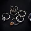 Accessories, Vintage Zircon Gemstone Ring Set 6-Piece Ring White Gemstone Ring