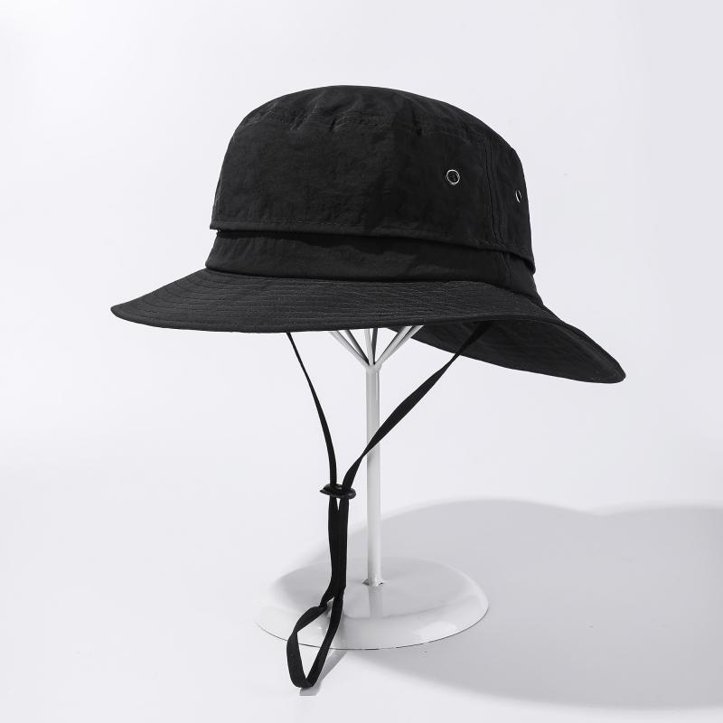 Waterproof Bucket Hat Men Women Summer Thin Quick Dry Outdoor Hiking Fishing Sun Protection Breathable Mountain Safari Cap