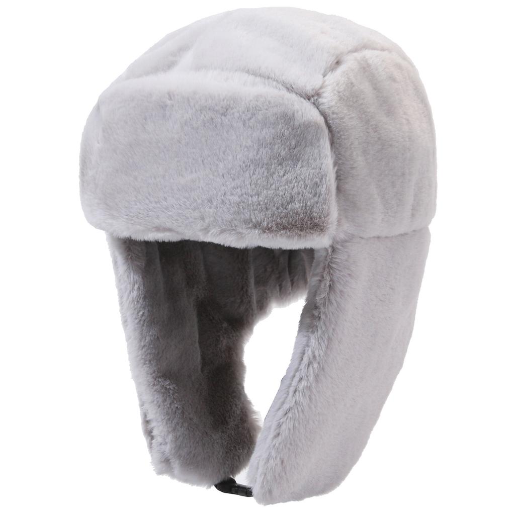 Thickened Plush Lei Feng-style Earmuff Hat  (2 Wearing Styles) - Windproof, Cold-Resistant, Ideal for Winter Outdoor Cycling.