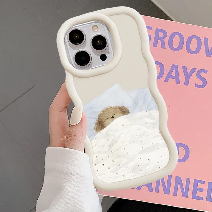 Cartoon Dog Case for iPhone 17 Air 8 13 XR 12 14 16 Pro Max 15 Plus 11 Soft Phone Cover