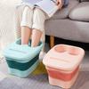 1pc, Sturdy,Space Saving, Foldable Foot Bath Tub Foot Tub, Foot Bath, Foot Bucket, Bathroom Accessories, Travel Essentials, Dorm Essentials