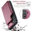 For Samsung Galaxy S26+ Case with RFID Blocking 5 Card Slots CASEME C22 Leather Back Cover