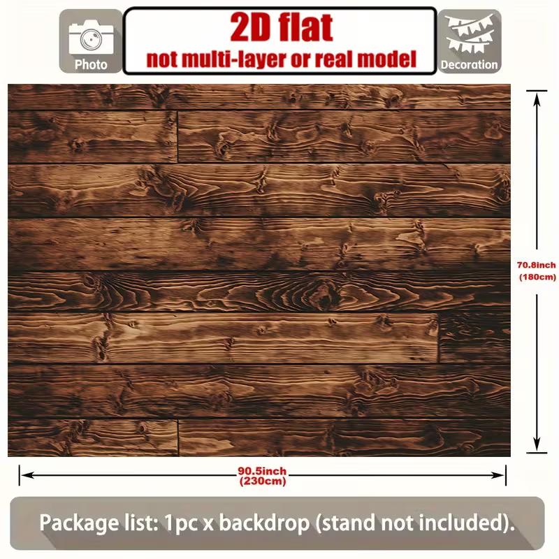 2D Vintage Holzplanken Fotografie Hintergrund