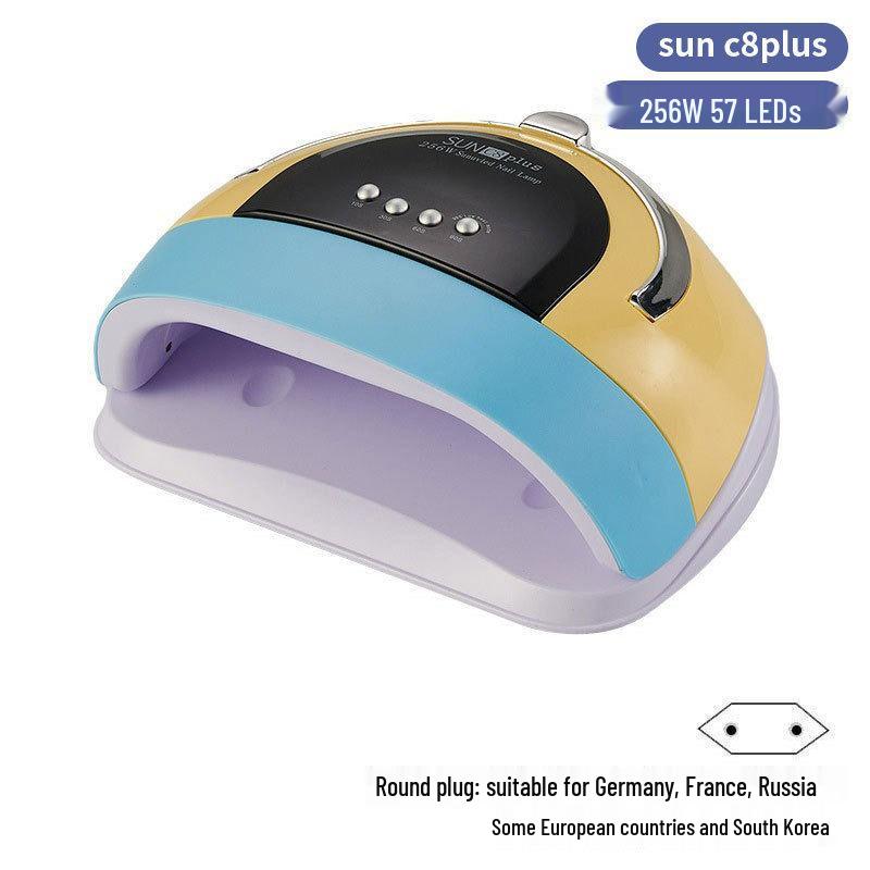 Dazzling 256W LED Nail Curing Lamp, Quick Dry Gel Lamp for Salon Use