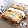 Christian God's Plan Bedding Set with Flowers Bedding set (1 duvet cover, 2 pillowcases, duvet not included)