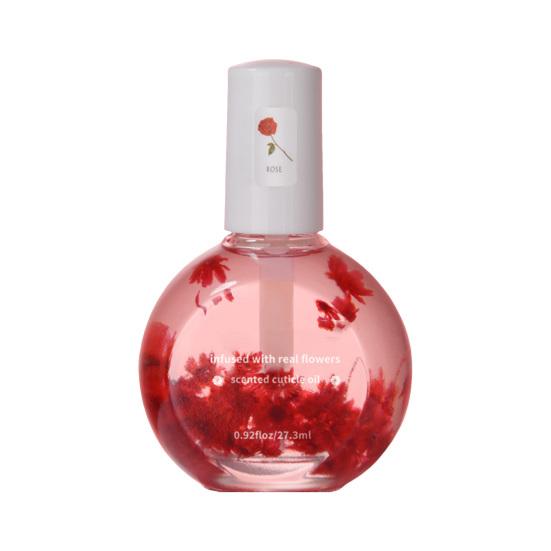 

Nail Oil with Dried Flower Stronger Nails Moisturizing Treatment for Extracts Nourishing Floral Fragrance Gel