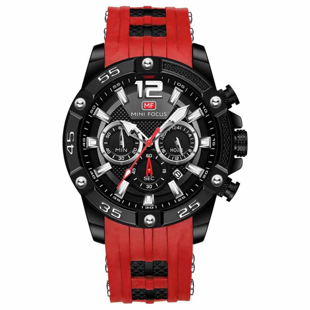 Men's Waterproof Luminous Running Alarm Clock Watch