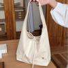 Lady Bag All-in-one Commuter Bag with Bow Large Capacity One-shoulder Underarm Tote Bag