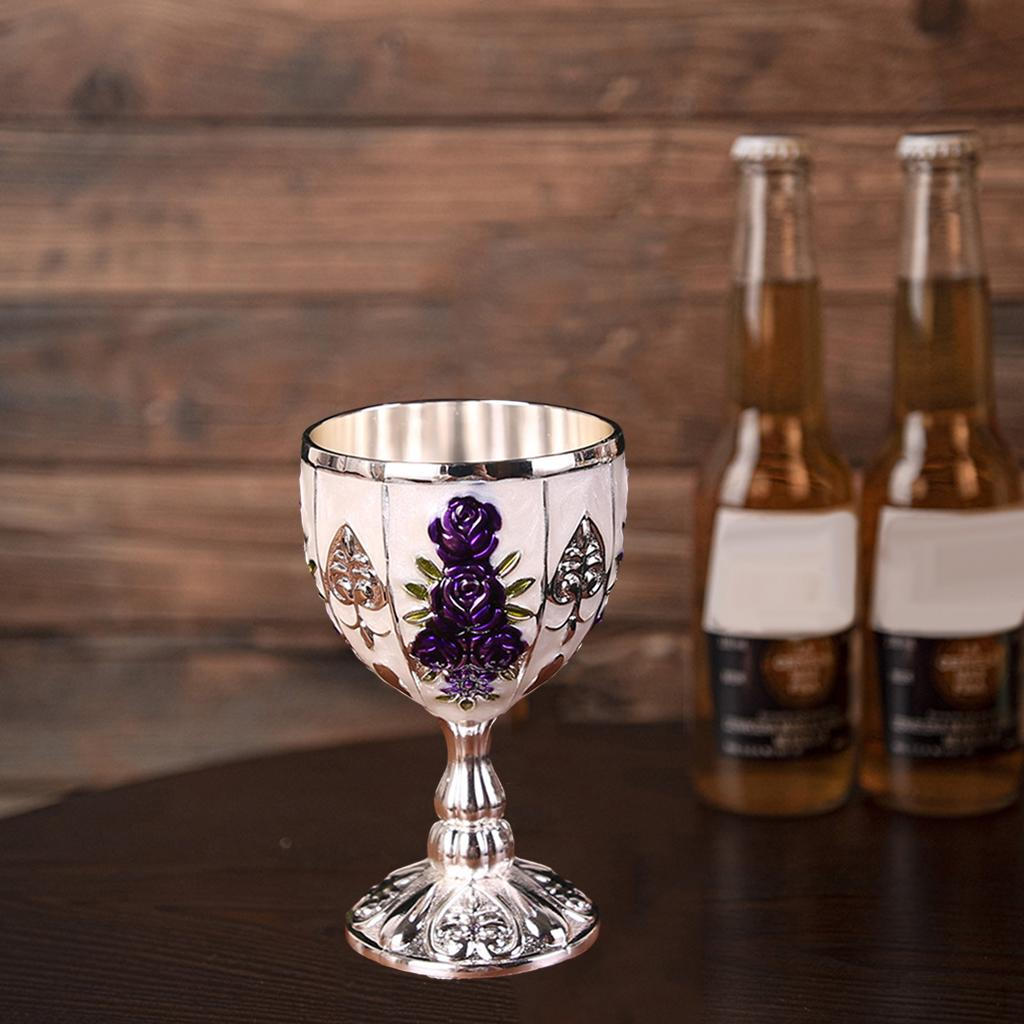 Goblet Embossed Cup Elegnt Drink
