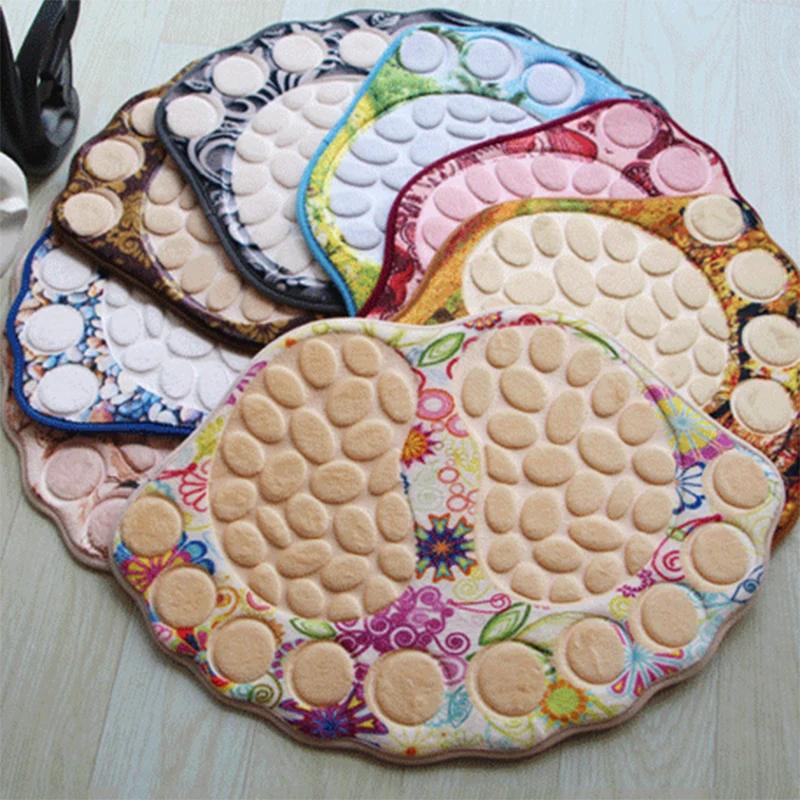 1pc-Door Mats Cute Big Feet Water Absorbent Non-slip Bath Rug Mat Carpet