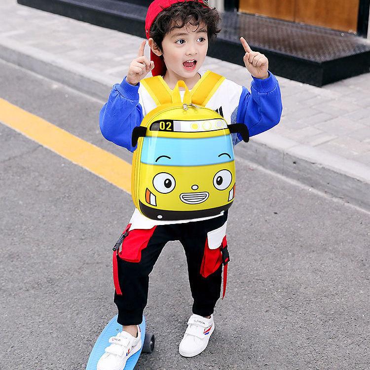 Male And Female Baby Car Cartoon Backpack Small Backpack