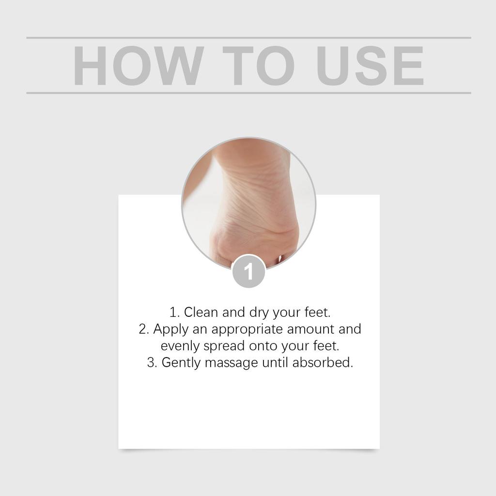Wiyun Foot Moisturizing Cream Hydrating, Lightweight, Moisturizing, Quick-Absorbing, Nourishing Daily Care Cream for Dry Skin 30g