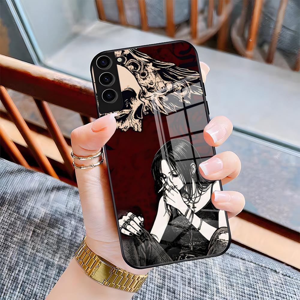 Anime N-Nana Osaki Phone Case For Samsung A25 A13 A33 5G A54 A36 A35 A56 A52 A14 Shockproof Glass Cover