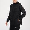 Nike Logo Sports Hooded Jacket Men Jackets Black CU5000-010